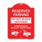 Signmission Do Not Block Driveway Unauthorized Vehicles Towed Away with Graphic, A-DES-RW-1824-24167 A-DES-RW-1824-24167 - alternate 1